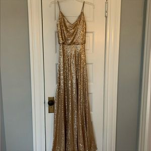 Gold Revelry Bridesmaid dress